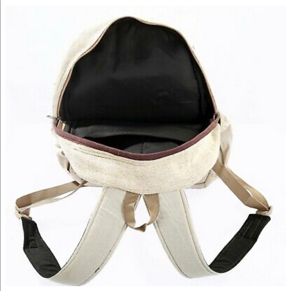 Minimalist Hemp Backpack Unisex - Picture 4 of 4